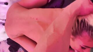 Anal double penetration & Split Roasting W/ Fucking Machine @skyluxxe for my Videos