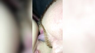 #FUCKYOURPERIOD- end of Period Sex with Grool & Leaking Cumshot with Vagina Squirt ending into Slo-Mo