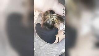 She give Incredible Oral Sex - I Cum on her Chest and then inside her Snatch
