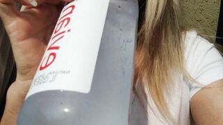 My Tshirt and Cunt is Soak for you Baby