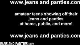 Let me try on the new jeans you get me