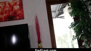 Step Daddy Massages and Fucks His Stressed Daughter