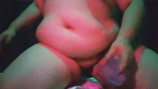 BBW Having Fun with her Sex Dildos