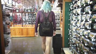 FLASHING into OUTSIDE Fishing Store - SHEER Top