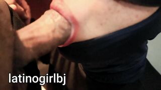 Cuckold. Hot Hispanic Ex-Wife Gives her Master Sloppy Head and Deep Throat