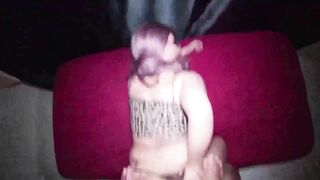 Stepsister can't resist got her huge butt screwed by brother!