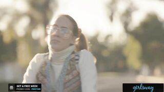 GIRLSWAY Nerdy Girls Have Their First 3Way With Virtual cougar