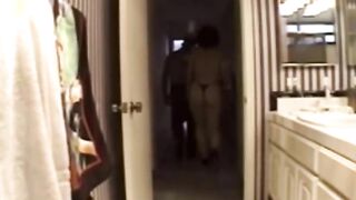 Red Haired with Glasses Swinger Sex is Hard Making Love