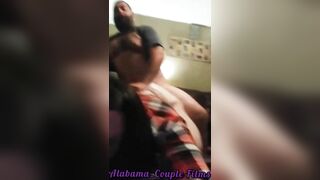 Southern PAWG mom Gets her Cheeks Clapped Takes a Big Messy Facial and Swallows all that she can