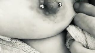 See me got Ready for Bed, Cleaning my new Piercings❤️