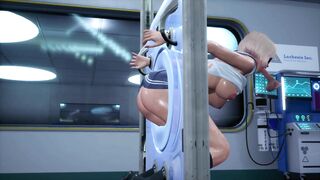 3D Animated Realistic: Turned On & Shy School Girl's SEX_MACHINE_FUCK 10x CUM & SQUIRTING!!