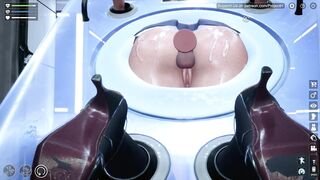 3D Animated Realistic: Turned On & Shy School Girl's SEX_MACHINE_FUCK 10x CUM & SQUIRTING!!