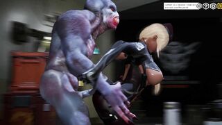 3D Realistic Cartoon: SHY & Freaky OL - A.L.I.E.N.M.O.N.S.T.E.R_FUCK 10x CUM & CUMMED!!