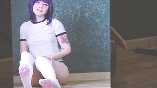 MY LUSTY ACADEMIA: Physical Education Lesson with Oiled Kyoka Jiro - Cosplay Spooky Boogie HD