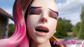 Overwatch Anime Sweet Sombra Gets a Nice Pounding from behind