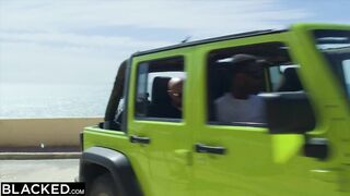 BLACKED Hot Blonde Venera Gets DPed by two Big bbc