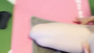 point of view Amateur Lovers Sex into Home Gym | Peg Lovers