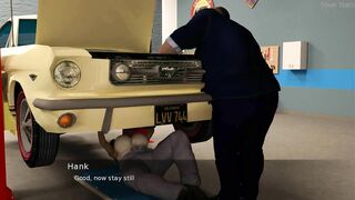 CUTIE EX-WIFE. Bombshell milf Stucked under the Vehicle-Ep19