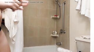 Spy Cam.Gorgeous Beauty Bombshell MILF after shower