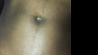 Ebony Street Prostitute Covered With Cum