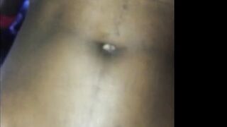 Ebony Street Prostitute Covered With Cum