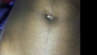 Ebony Street Prostitute Covered With Cum