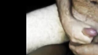 Ebony Street Prostitute Covered With Cum