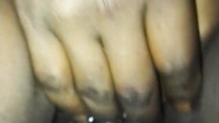 Ebony Street Prostitute Covered With Cum