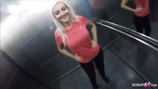 Petite German Fitness cunt with mouth Pickup and Screwed Stranger into Gym