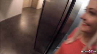Petite German Fitness cunt with mouth Pickup and Screwed Stranger into Gym