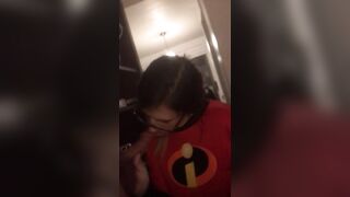 Halloween Trick or Treater Fucks me Hard PAWG Real Homemade Amateur