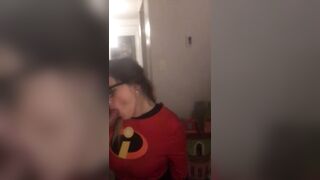 Halloween Trick or Treater Fucks me Hard PAWG Real Homemade Amateur