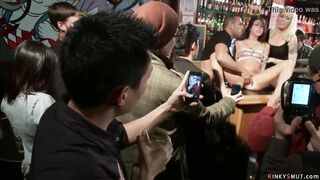 Hottie butt bound Bae banged!! in public