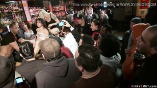 Hottie butt bound Bae banged!! in public