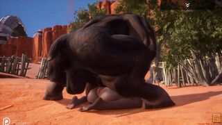 Wild Life / Big Furry Groupen HD Tiger,wolf,bull,goat,rhino