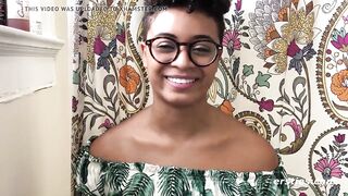Sweet Ebony Amateur Loves To Play For Camera