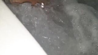 Chubby step-daughter into goddess beauty bath-tub