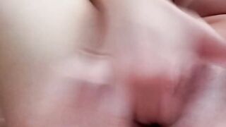 Barely legal 18 year old yo play cunt loudly ASMR till orgasm