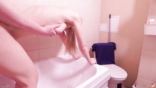 Cute Big Ass Mistress Banged into the Wc. 4K Amateur