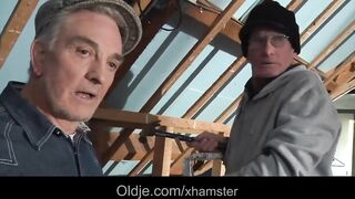 two lucky grandpas screwed slutty slim 19 year mature