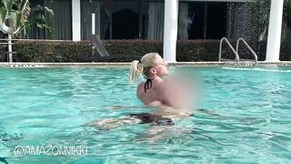 Muscular AMAZON Swim Instructor nearly DROWNS Puny Roy! Guy is like WTF