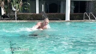 Muscular AMAZON Swim Instructor nearly DROWNS Puny Roy! Guy is like WTF