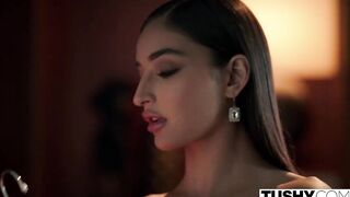 TUSHY Sultry Actress Emily gets DPed by her two co-stars