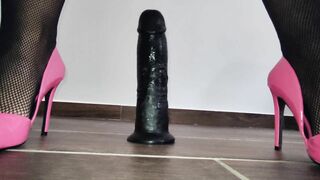 When Hubby is Away, Fiance Plays with her Long Sex Toy.