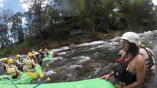 Dude Gets Plowed by a River into Costa Rica