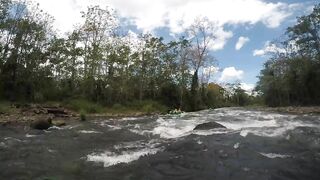 Dude Gets Plowed by a River into Costa Rica