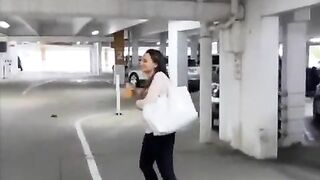 Bombshell Ex-Wife Flashes at Office Supply Store, at the Mall, and into the Vehicle!
