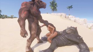 Wild Life / Maya Gang Bang with Big Furries