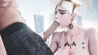 【MMD R-eighteen SEX DANCE】INTENSE EROTIC MOUTH ROUGH FELLATIO おいしいオーラル [MMD]