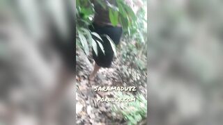LONG BUTT FIANCE Doggy inside JUNGLE Risky OUTSIDE
